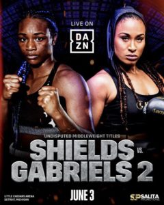 <strong>Shields-Gabriels 2 confirmada para el 3 de junio </strong>