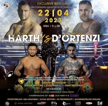 Harth-D’Ortenzi in Germany next week