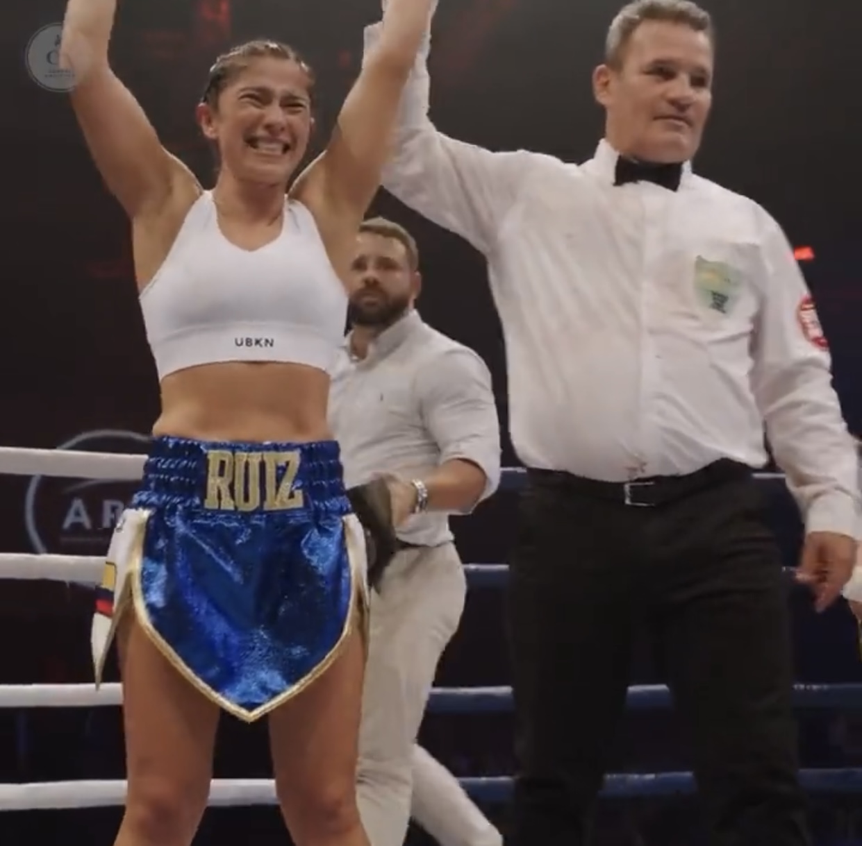 Viviana Ruiz won the WBA Oceania belt