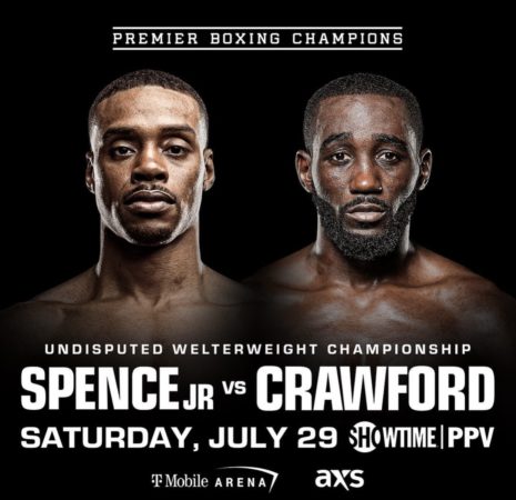 Spence-Crawford on July 29 in Las Vegas