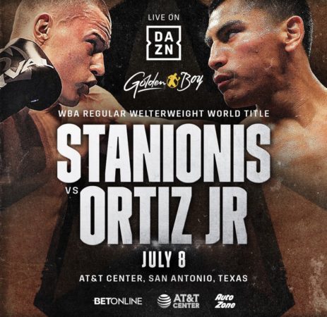 Stanionis-Ortiz will be on July 8 in San Antonio 