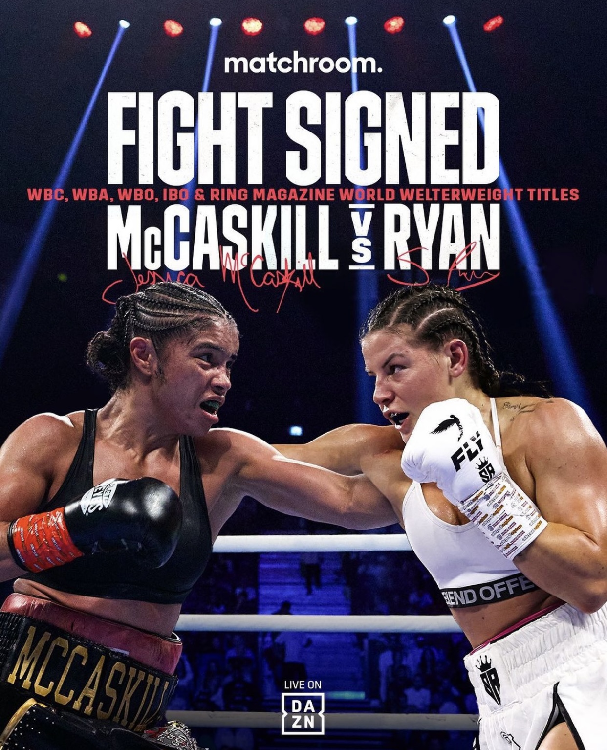 McCaskill and Ryan to unify at welterweight 