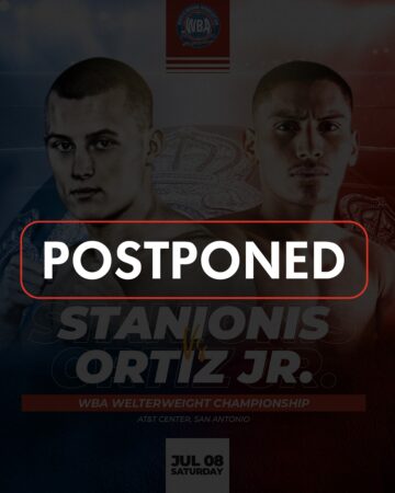 Stanionis-Ortiz postponed once again 