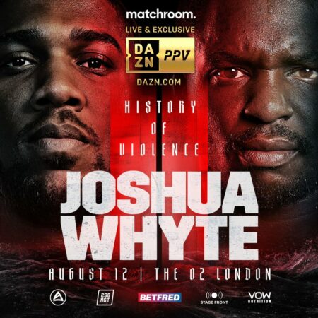 Joshua and Whyte will have a rematch on August 12 