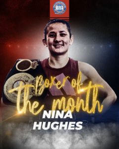 Hughes peleadora del mes y Shields Mención Honorífica 