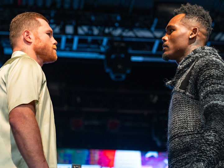 Canelo and Charlo made their first face to face in New York City 