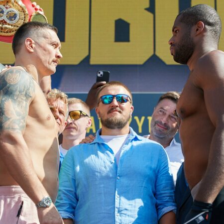 Usyk and Dubois ready for their fight in Poland 