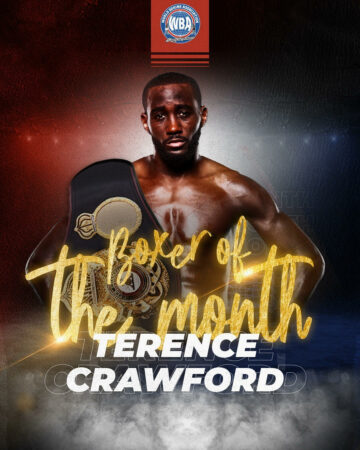 Terence Crawford is the WBA Boxer of the Month