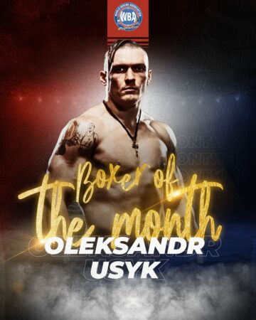 Usyk is WBA Boxer of the Month 
