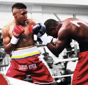 Utria won the Future of Colombian Boxing stellar fight