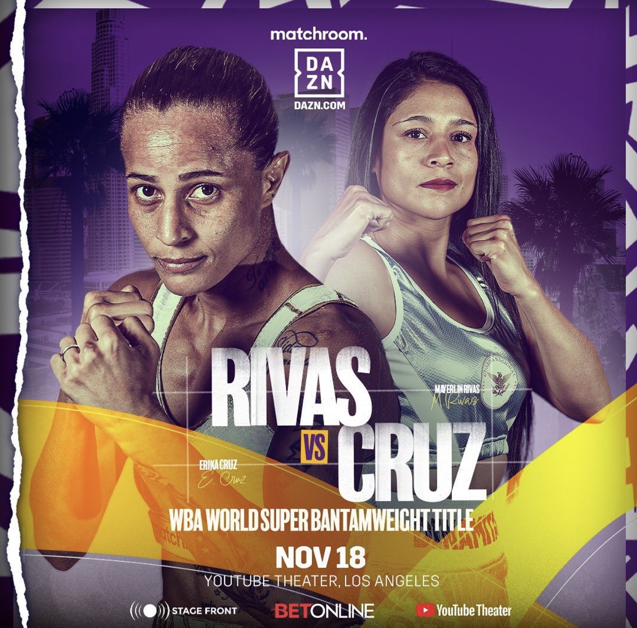 Rivas-Cruz en duelo de guerreras por la faja WBA