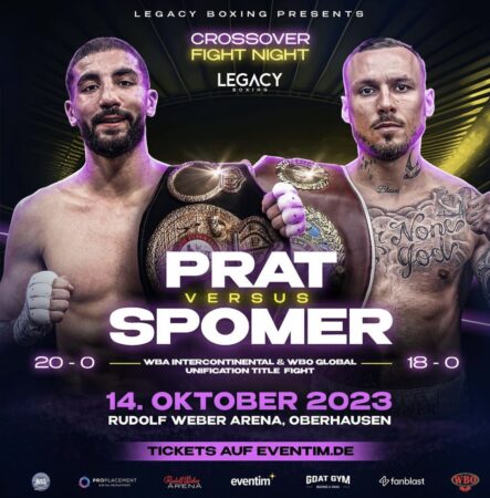Prat-Spomer an undefeated duel for the WBA Intercontinental belt