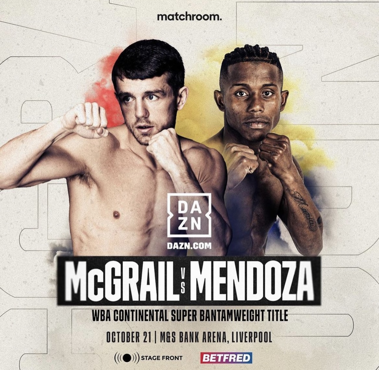 McGrail and Mendoza in a duel of undefeated in Liverpool 