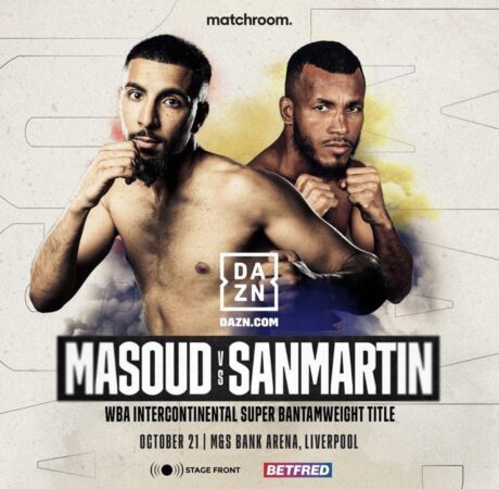 Masoud will face Sanmartin for WBA Intercontinental belt 
