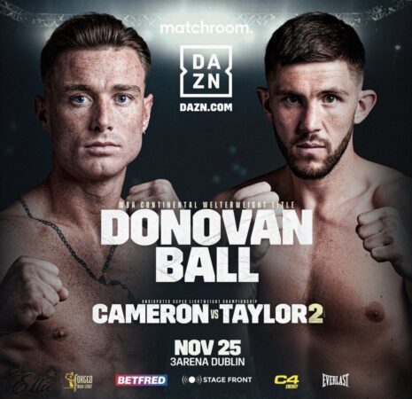 Donovan to face Ball for the WBA Continental belt