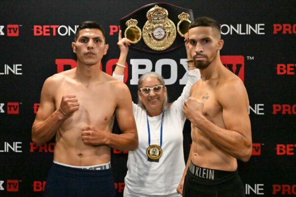Cano and Ochoa ready and on weight to fight on Probox TV night