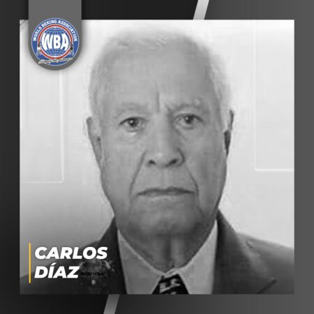 World Boxing Association mourns the death of Carlos Diaz 