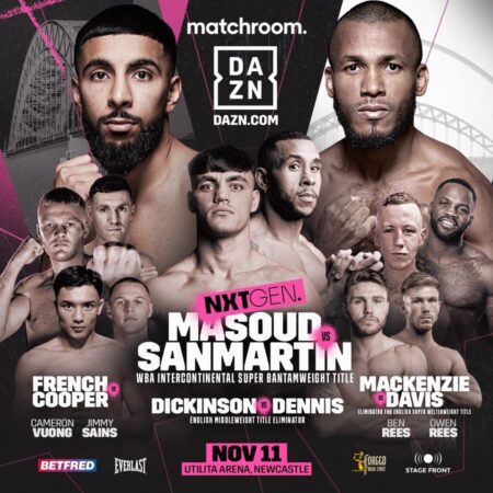 Masoud vs. Sanmartin for the WBA Intercontinental Belt 