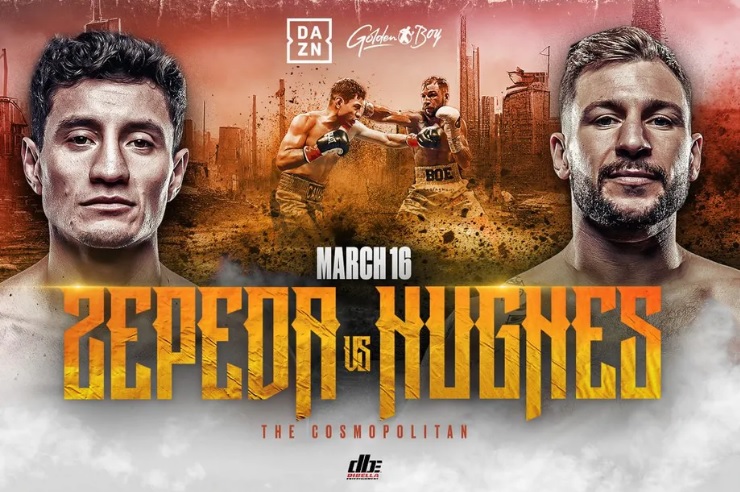 Zepeda-Hughes for the WBA eliminator fight on March 16 