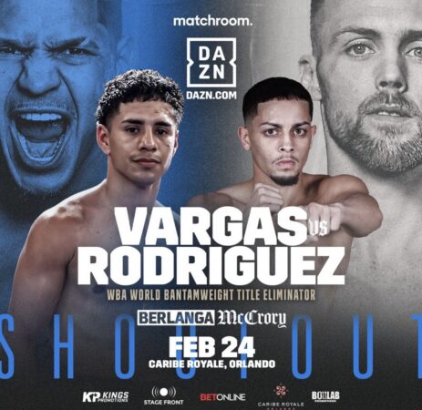 Vargas and Rodriguez will have a great duel on February 24 