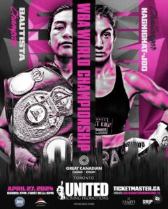 Bautista defends against Haghighat Joo on April 27 in Toronto 