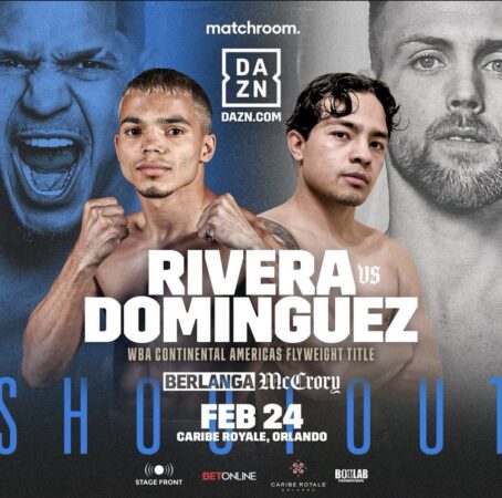 Domínguez vs Rivera disputan cinto WBA Continental Américas