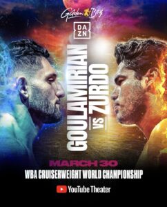 Goulamirian to defend his WBA belt against “Zurdo” on March 30 