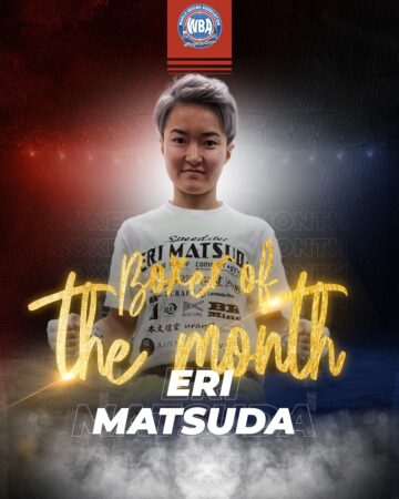 Matsuda is the Fighter of the Month and Miranda won the Honorable Mention award