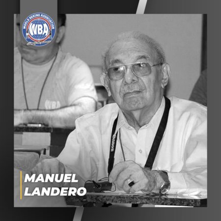 98 years of fight for boxing: Manuel Landero passed away