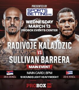 Kalajdzic-Barrera this Wednesday for the WBA North American belt 