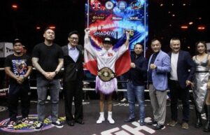 AJ Paciones defendió su faja WBA Asia con nocaut 
