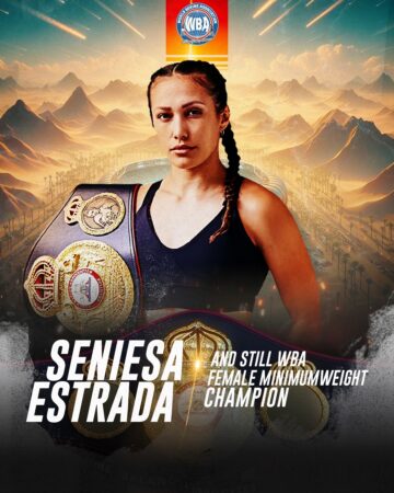 Histórico: Seniesa Estrada logró el campeonato indiscutido  