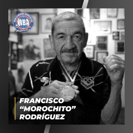 WBA lamenta el fallecimiento de Francisco “Morochito” Rodríguez 