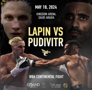 Lapin and Pudivitr to fight for the WBA Continental belt on May 18 