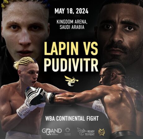 Lapin and Pudivitr to fight for the WBA Continental belt on May 18 