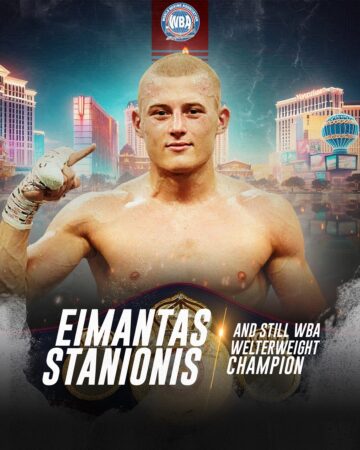 Stanionis retained his WBA belt with a big win over Maestre