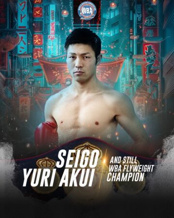 Yuri Akui wins his first defense of the WBA belt