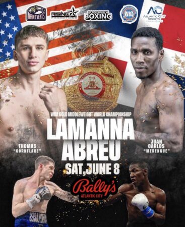 Lamanna vs Abreu este sábado por el título WBA Gold 