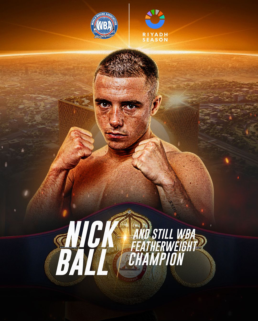 Nick Ball successfully defends WBA featherweight crown in Saudi Arabia