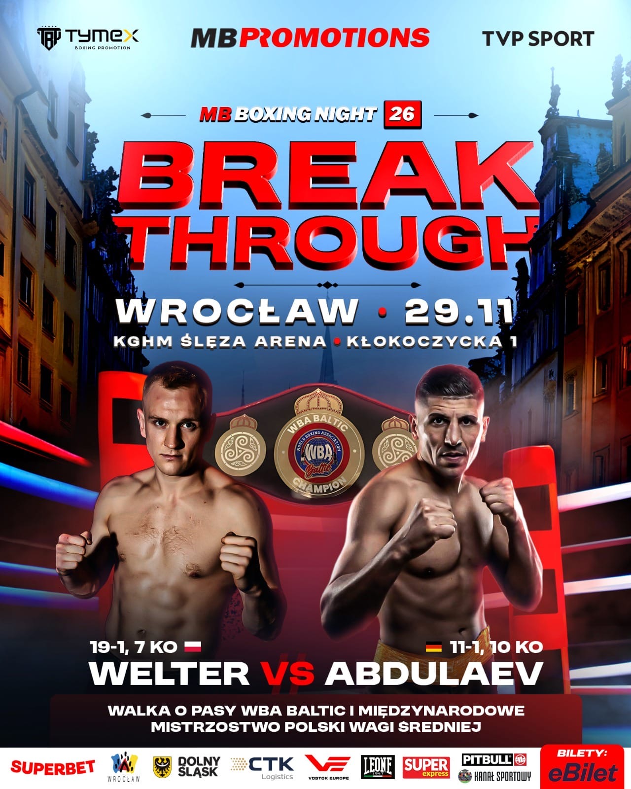 Two WBA Baltic Titles Up for Grabs in Poland