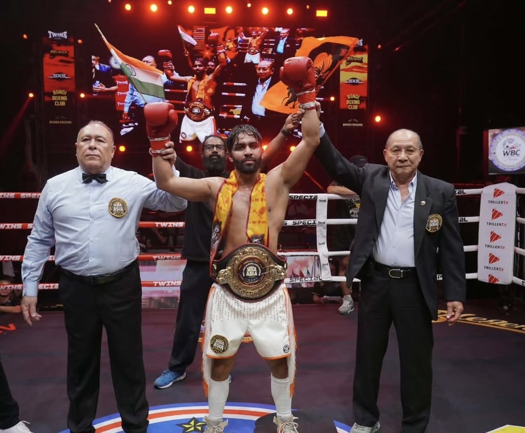 Prince Patel brilló en Bangkok y conquistó el título WBA Asia Gold