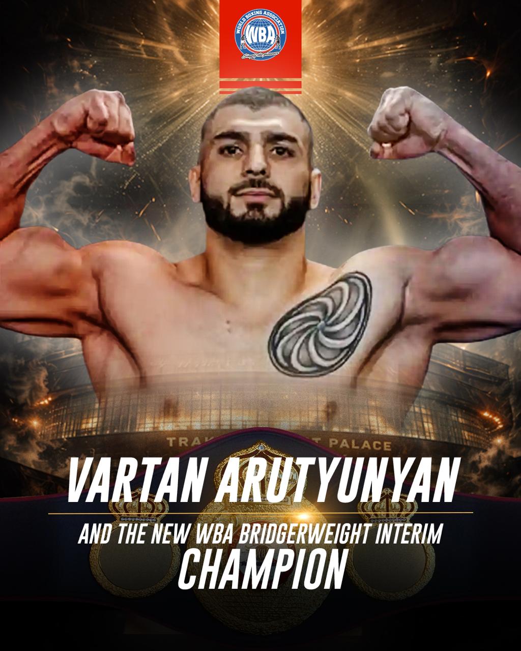 Arutyunyan Stops Yunovidov, Claims WBA Interim Bridgerweight Crown