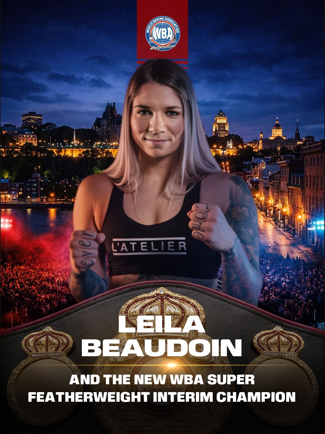 Beaudoin dio una cátedra sobre el ring para ganar el título mundial interino WBA