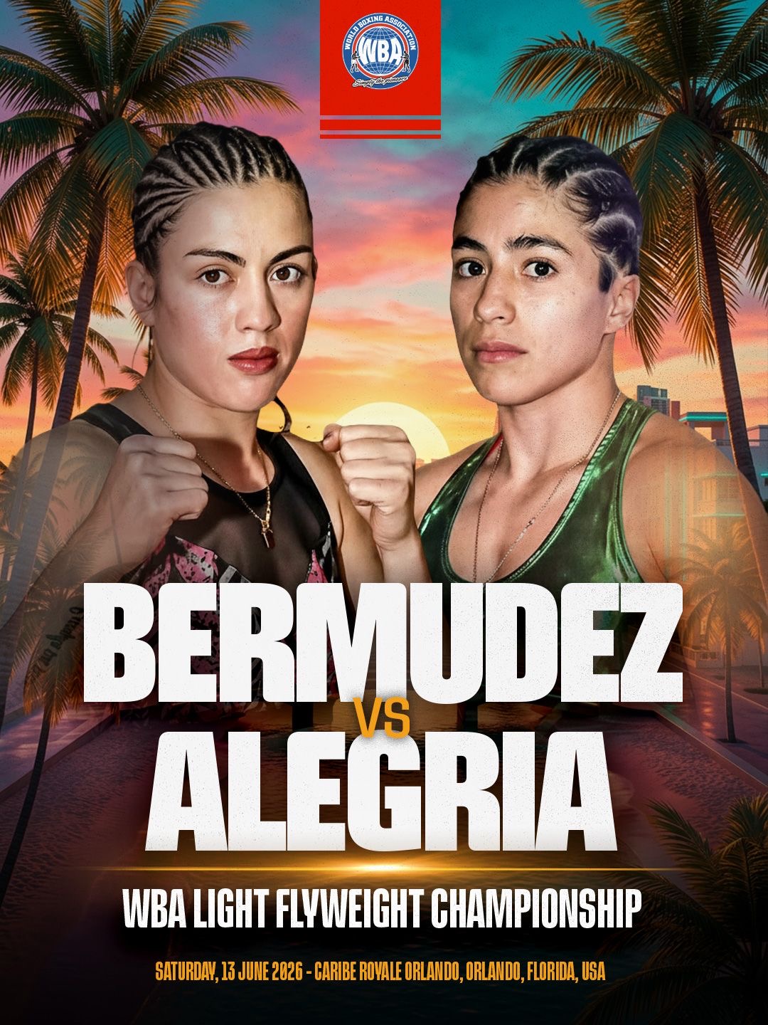 Evelin Bermúdez este sábado en su primera defensa ante Estefany Alegría