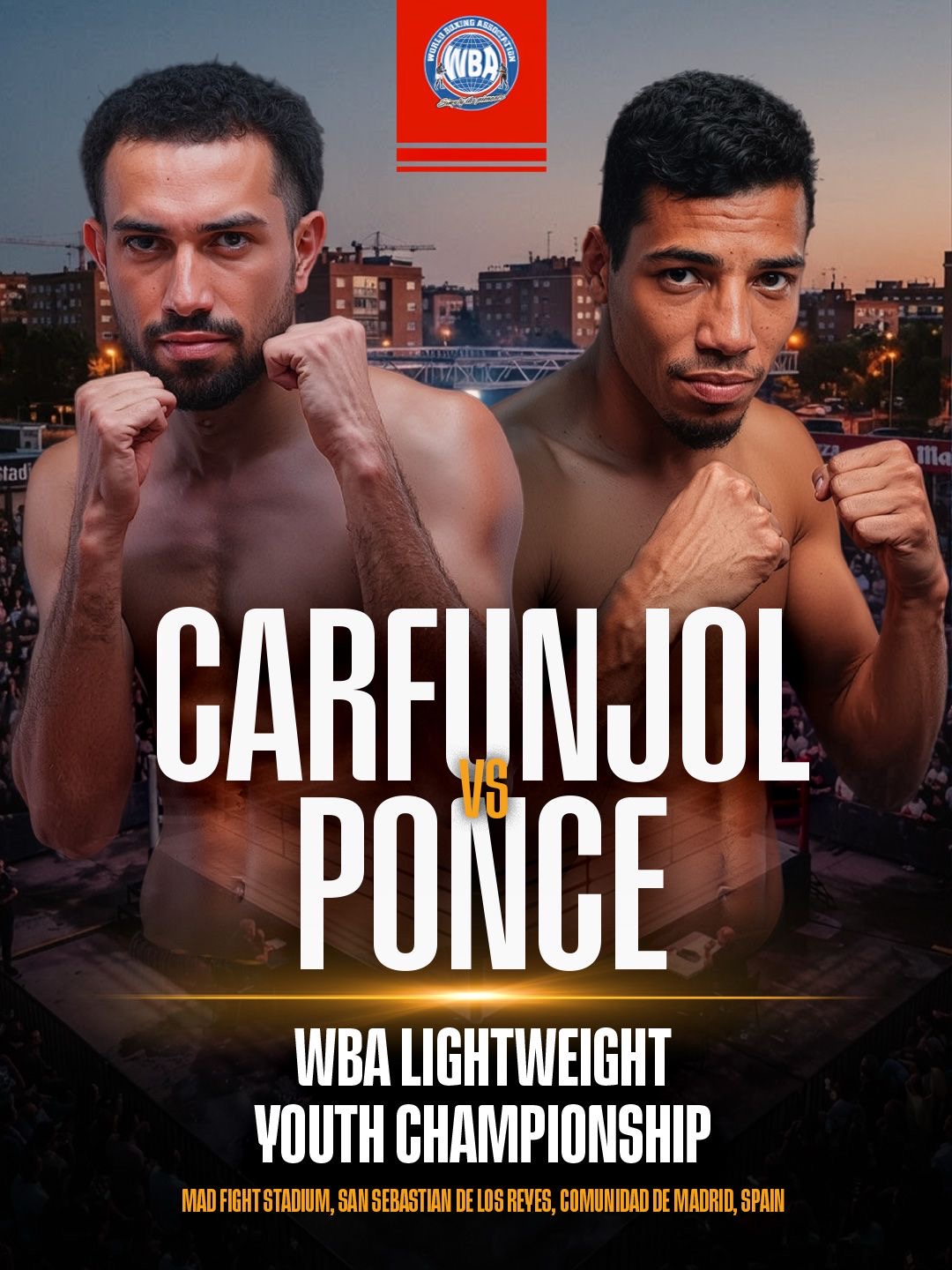 José Carfunjol Defends WBA Youth Lightweight Title Against Cristian Ponce