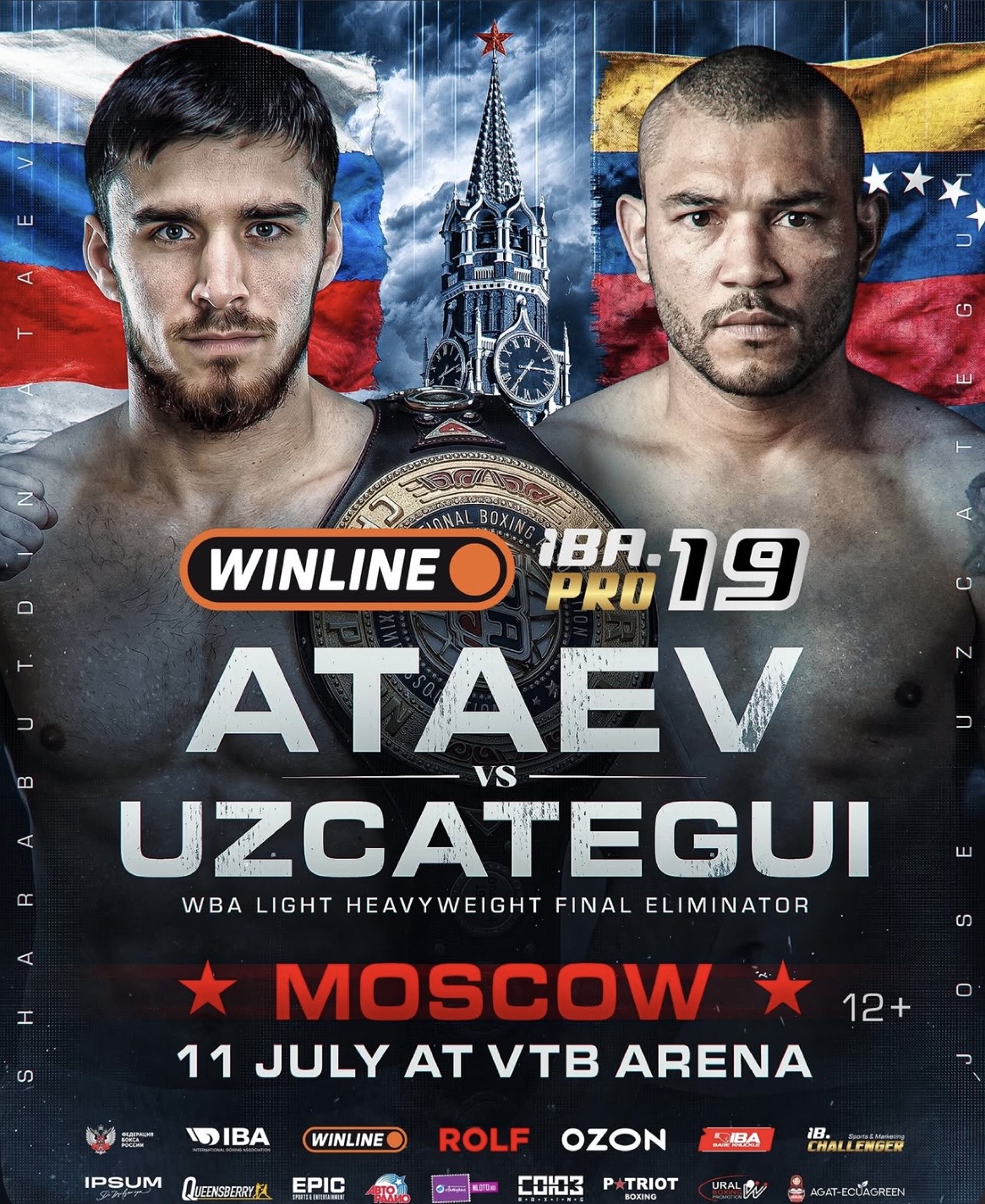 Ataev and Uzcátegui Set for High-Stakes WBA Light Heavyweight Eliminator in Moscow